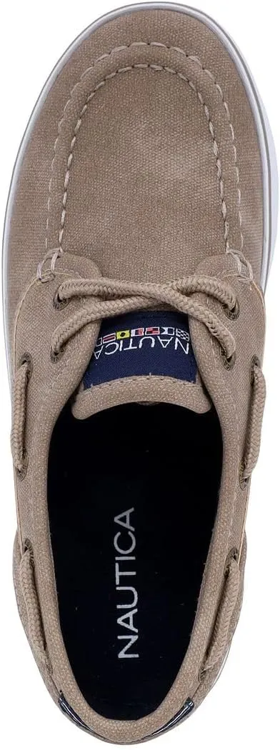 Nautica Kid's Spinnaker Youth Boat Shoe Casual Loafer 2 Eye Lace (Little Kid/Big Kid)