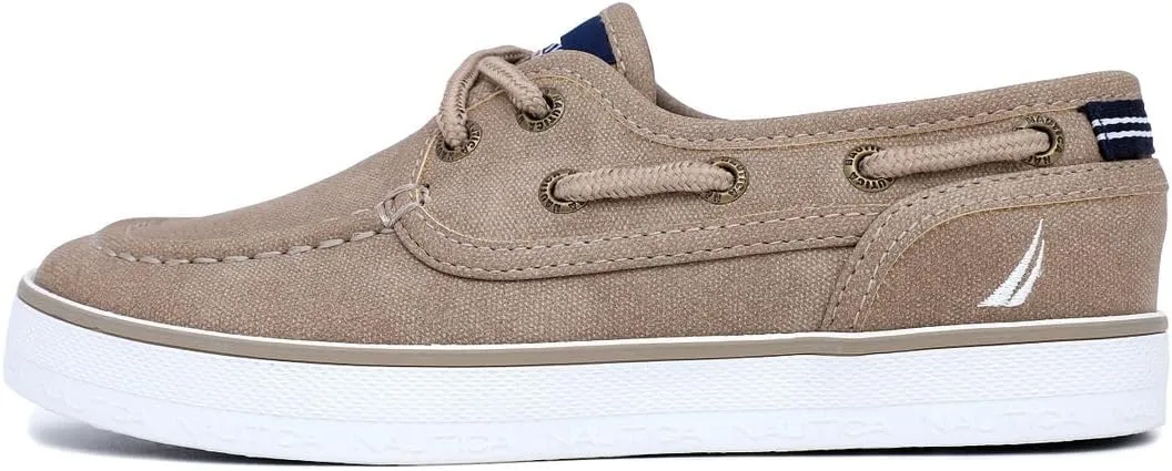 Nautica Kid's Spinnaker Youth Boat Shoe Casual Loafer 2 Eye Lace (Little Kid/Big Kid)
