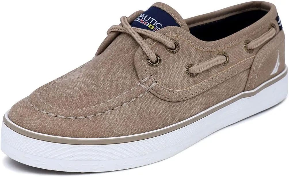 Nautica Kid's Spinnaker Youth Boat Shoe Casual Loafer 2 Eye Lace (Little Kid/Big Kid)