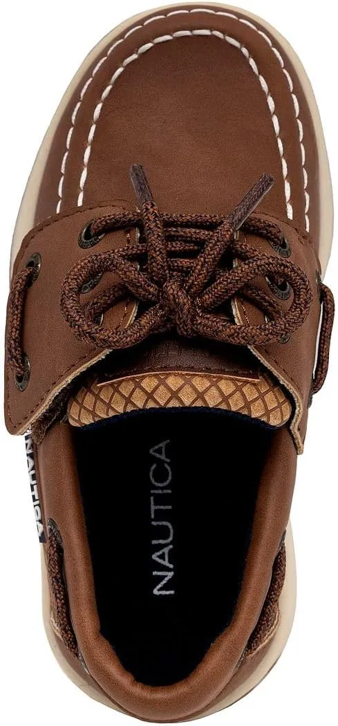 Nautica Kid's Spinnaker Youth Boat Shoe Casual Loafer 2 Eye Lace (Little Kid/Big Kid)