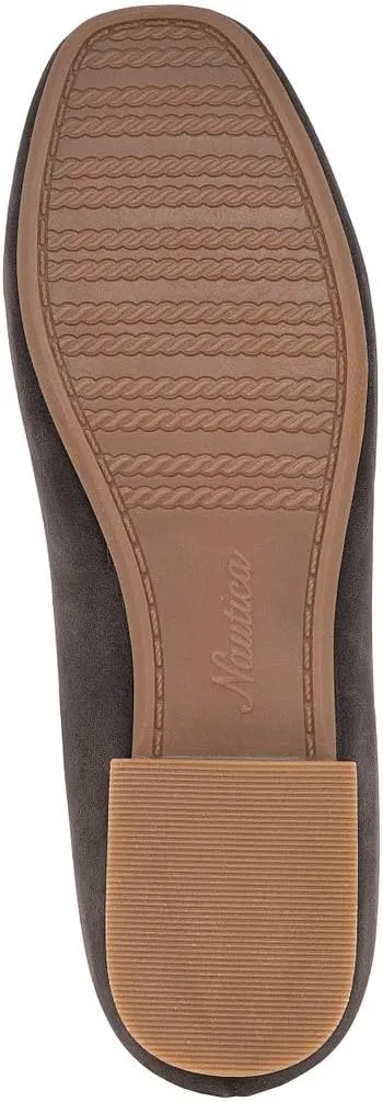Nautica Woman Flat Loafers Luxury Designer Penny Shoes Slip On Ballet Comfortable Everyday Moccasins for Work Office Outdoor