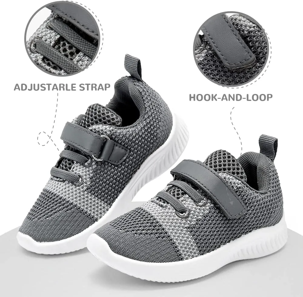nerteo Toddler/Little Kid Boys Girls Shoes Running/Walking Sports Sneakers
