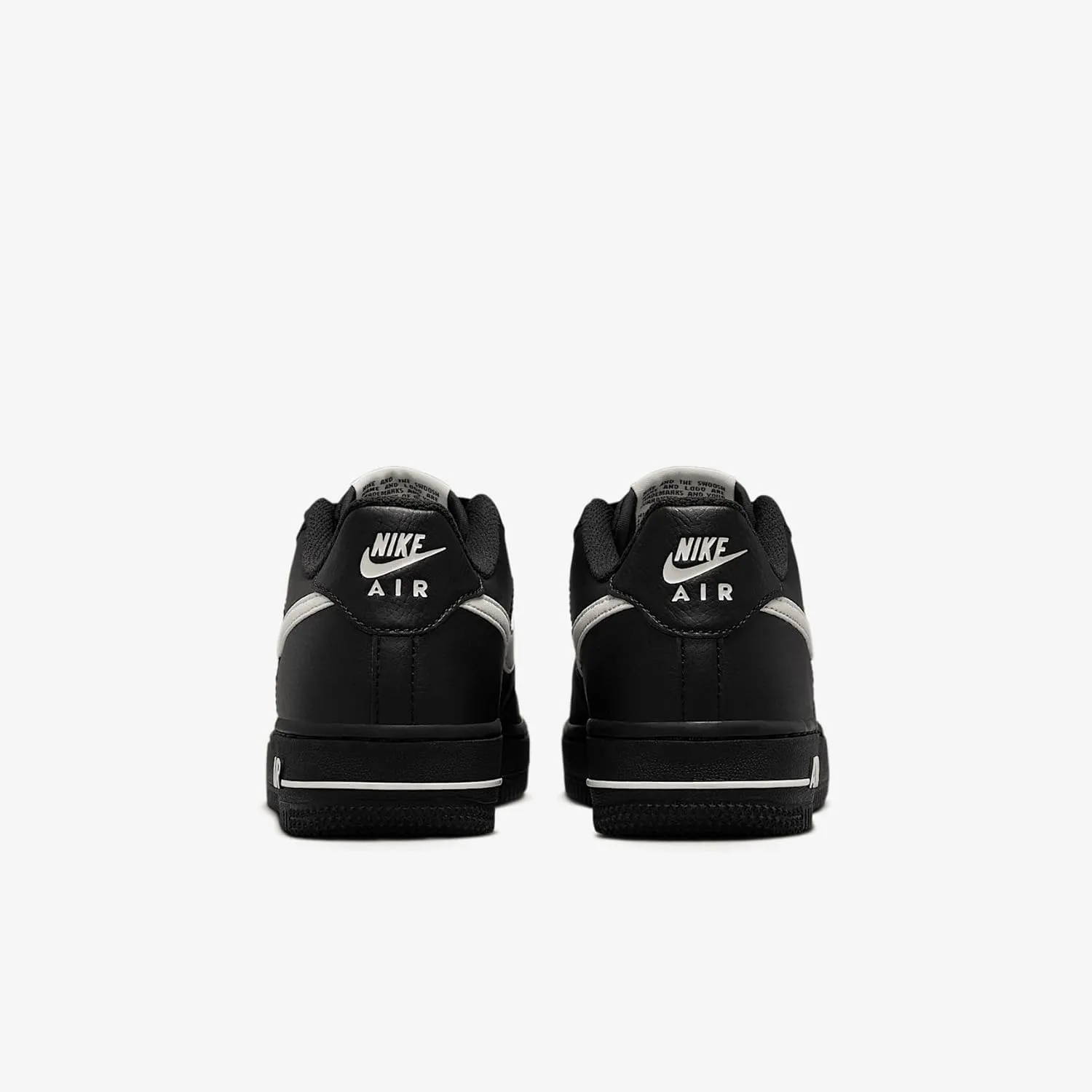 Nike Air Force 1 Big Kids' (Boys') Shoes (HV6359-001, Black/University Red/Phantom)