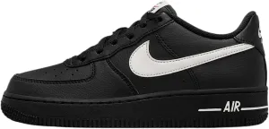 Nike Air Force 1 Big Kids' (Boys') Shoes (HV6359-001, Black/University Red/Phantom)