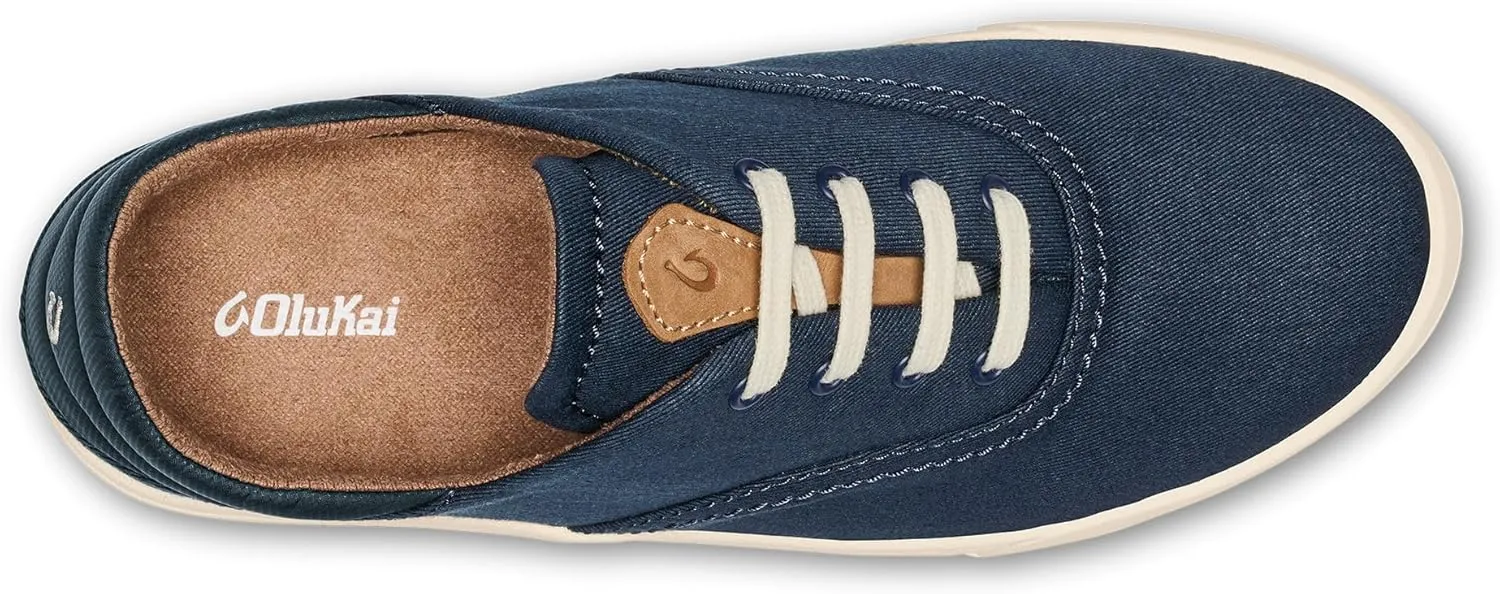 OLUKAI Kohu Women's Everyday Sneaker, Lightweight Canvas & Classic Lace-Up Design, All-Day Comfort & Support