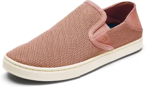 OLUKAI Pehuea Women's Slip On Sneakers, Casual Everyday Shoes with Easy On & Off Design, Breathable Mesh & Drop-in Heel, All-Day Comfort & Support
