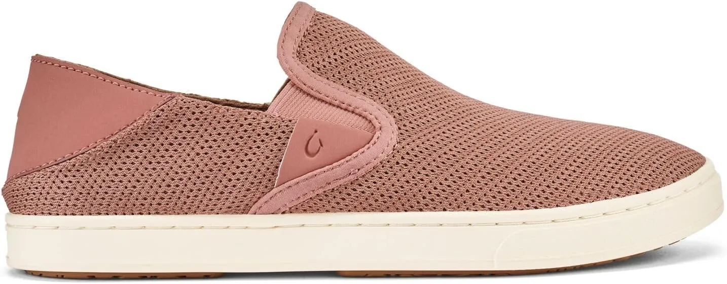 OLUKAI Pehuea Women's Slip On Sneakers, Casual Everyday Shoes with Easy On & Off Design, Breathable Mesh & Drop-in Heel, All-Day Comfort & Support
