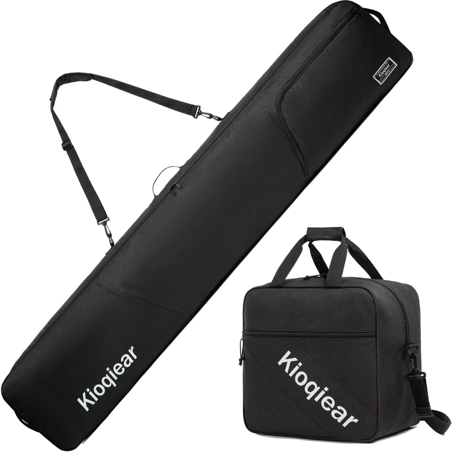Padded Snowboard and Boot Bag Combo,Perfect for Snowboard Up to 165 cm and Boots Up to Size 13,Includes 1 Padded Snowboard Bag & 1 Padded Boot Bag.