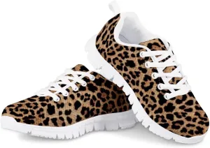 PinUp Angel Kid Girls Running Sports Sneakers Cute Casual Leopard/Floral Print Walking Shoes