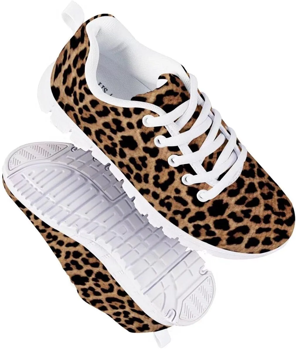 PinUp Angel Kid Girls Running Sports Sneakers Cute Casual Leopard/Floral Print Walking Shoes