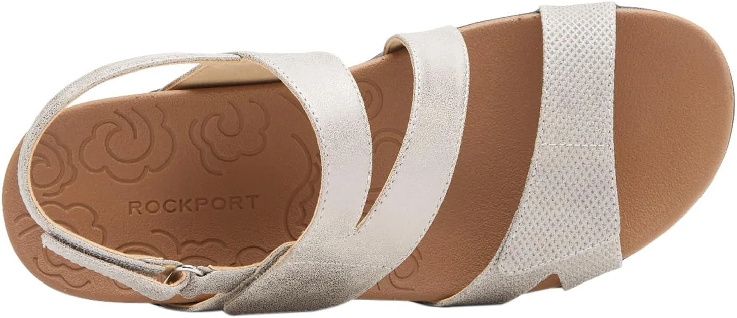 Rockport Women's Adjustable Strap Flat Sandal
