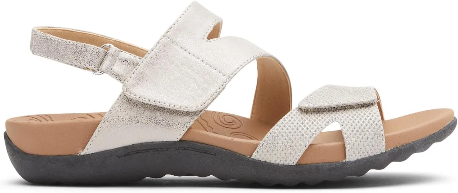 Rockport Women's Adjustable Strap Flat Sandal
