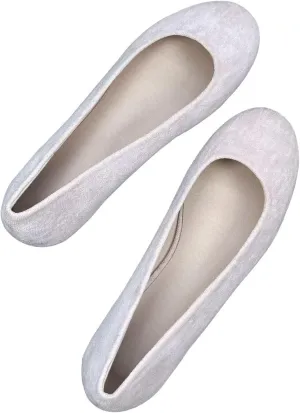 SAILING LU Pointy Toe Shoes Women Ballet Flats Comfort Solid Flat Shoes for Women Work Slip On Moccasins