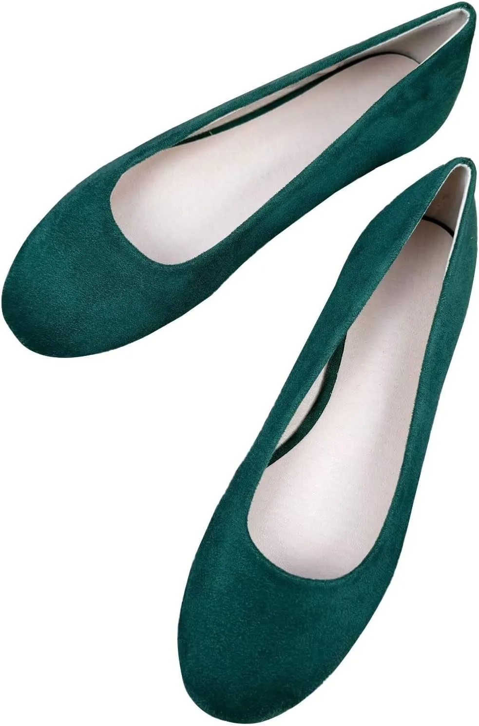 SAILING LU Pointy Toe Shoes Women Ballet Flats Comfort Solid Flat Shoes for Women Work Slip On Moccasins