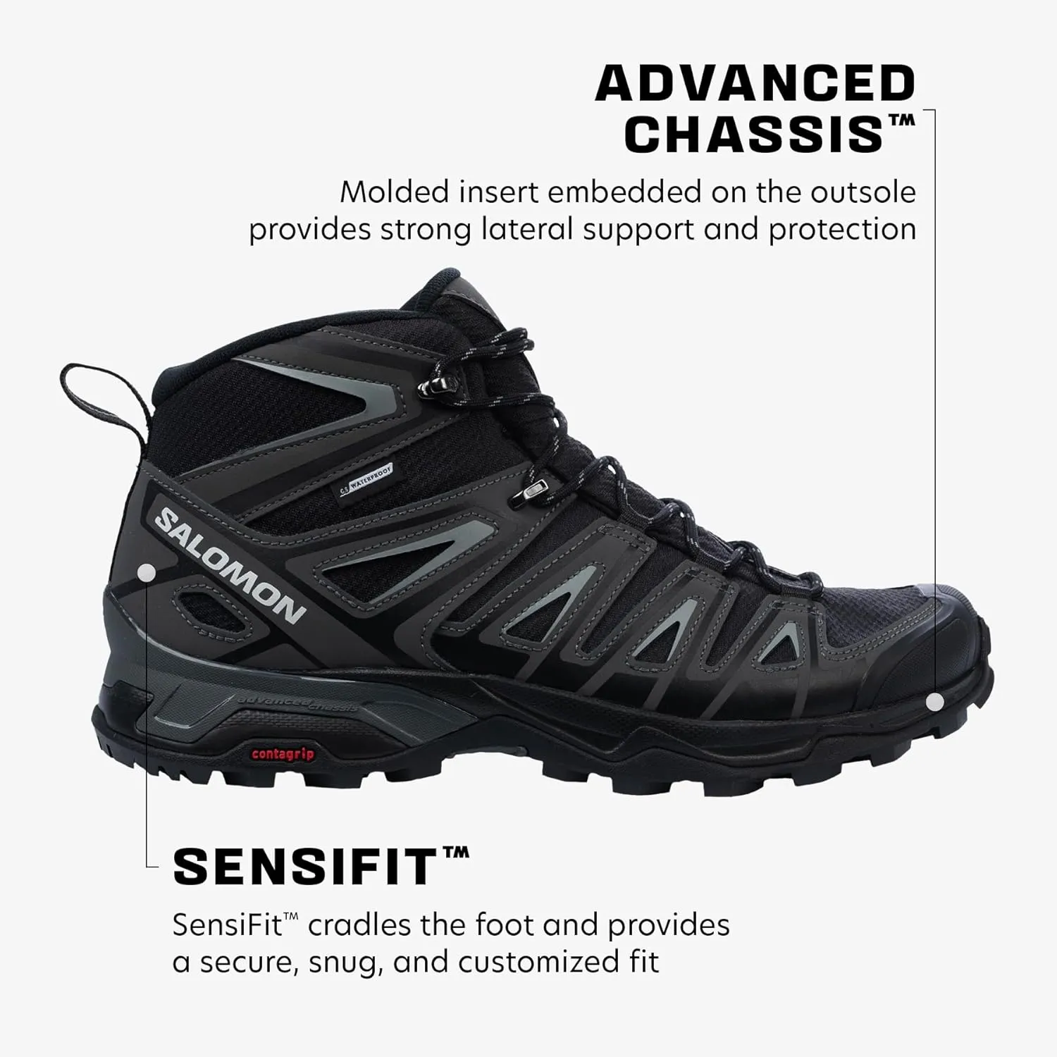 Salomon Men's X Ultra Pioneer Mid Climasalomon Waterproof Hiking Boot