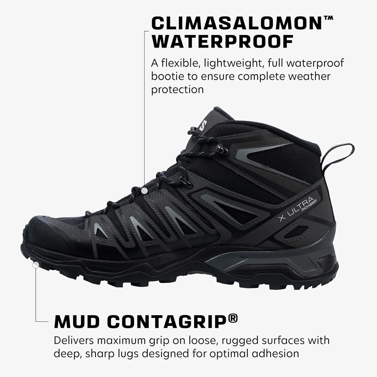 Salomon Men's X Ultra Pioneer Mid Climasalomon Waterproof Hiking Boot