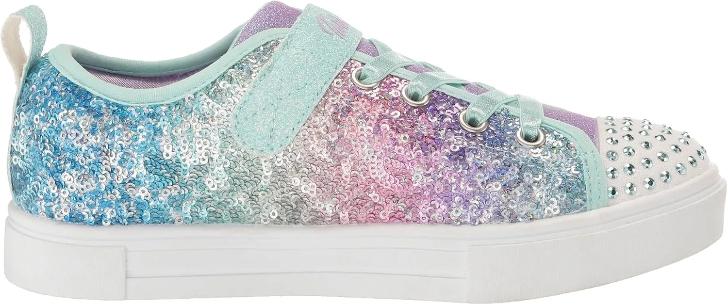 Skechers Unisex-Child Twinkle Sparks-Sequin Flash Sneaker