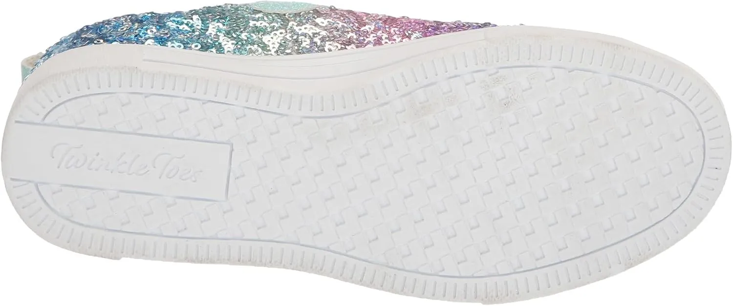 Skechers Unisex-Child Twinkle Sparks-Sequin Flash Sneaker