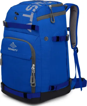 Ski Boot Bag, 55L Waterproof Ski and Snowboard Boots Travel Backpack for Skis, Snowboard, Ski Helmet, & Accessories
