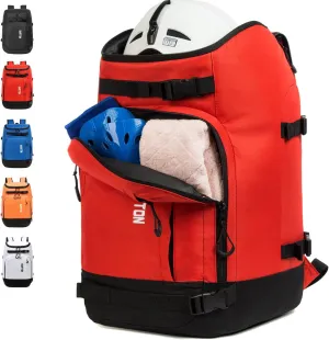 Ski Boot Bag - Boot Travel Backpack for Snowboard & Ski Boots, Helmet, Goggles, Gloves, Accessories
