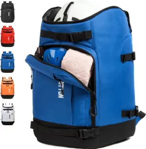 Ski Boot Bag - Boot Travel Backpack for Snowboard & Ski Boots, Helmet, Goggles, Gloves, Accessories
