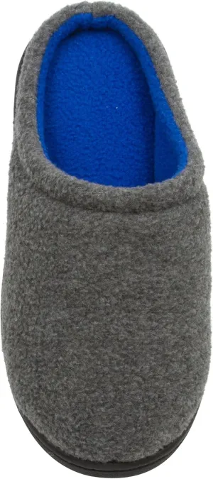 Skysole Boys Fleece Clog Slipper with Rugged Outsole
