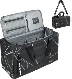 Sneaker Bag, Sport Duffel Bag for Men Women, Gym Bag, Gear Bag, Krone Kalpasmos Versatile Travel Duffel Bag with 3 Removable Dividers
