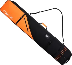 Snowboard & Ski Bag for Air Travel, Waterproof Full Padded Snowboard Bag Fit Board, Boots, Clothes, Helmet and Gear, Adjustable Length Ski Bag(157CM-181CM)