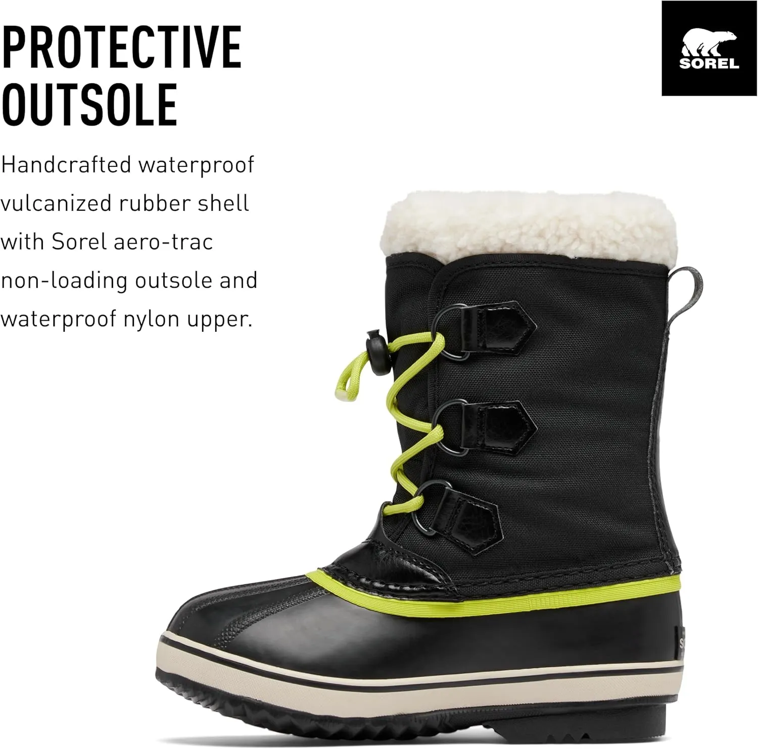 Sorel Children's Yoot Pac Nylon Waterproof Boot