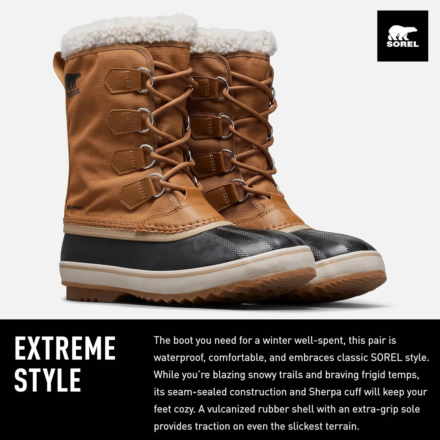 SOREL - Men's 1964 Pac Nylon Snow Boot for Winter