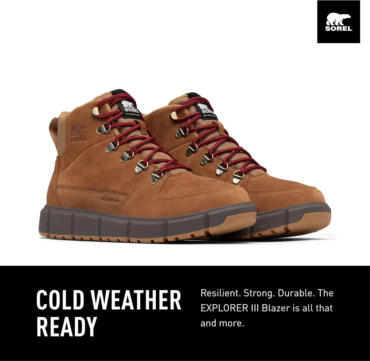 SOREL Men's Explorer lll Blazer Waterproof Boot