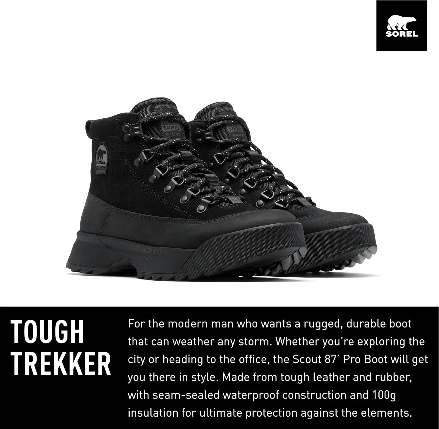 SOREL Men's Scout 87 Pro Plus Waterproof Boot