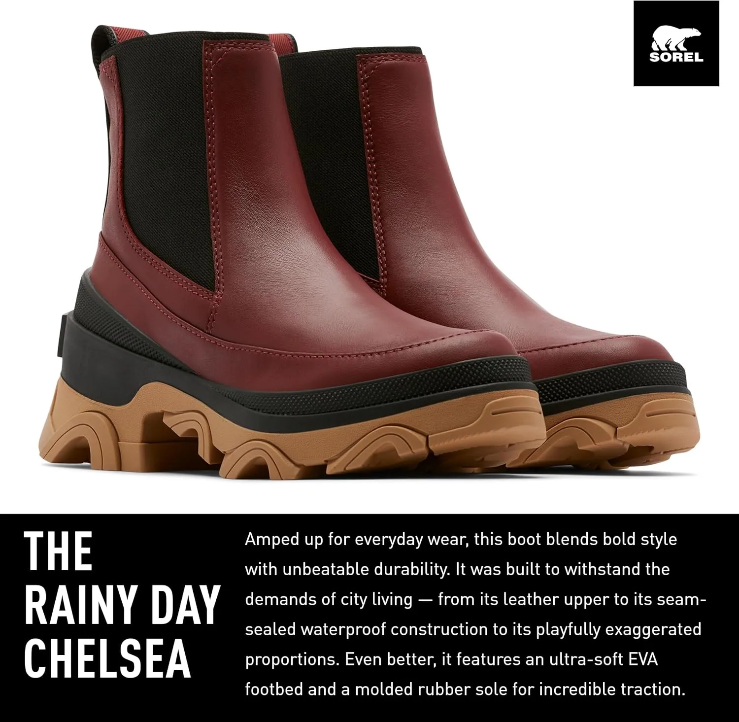 Sorel Women's Brex Boot Chelsea Waterproof Boots