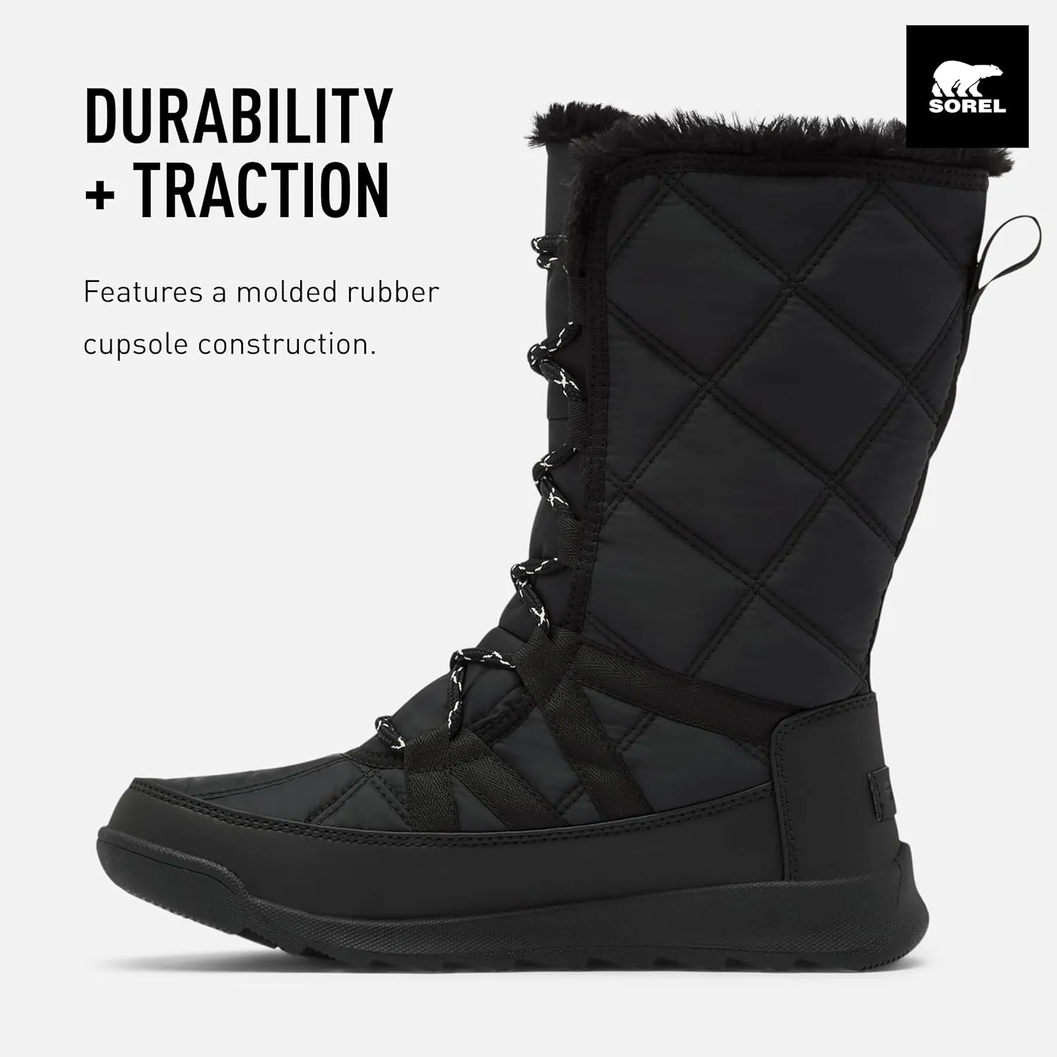 Sorel Women's Whitney II Tall Lace Waterproof Boots