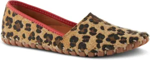 Spring Step Kathaleta-Hide Shoes for Women - Ladies Leather Booties with Rubber Outsole - Comfortable Slip-On Flat Shoes for Womens