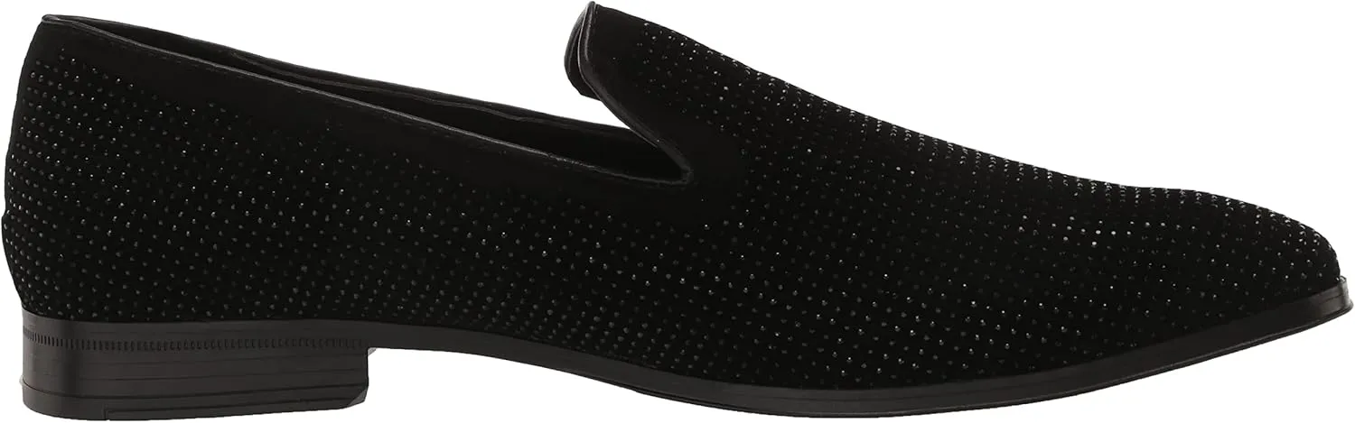 STACY ADAMS Men's Suave Rhinestone Slip on Loafer