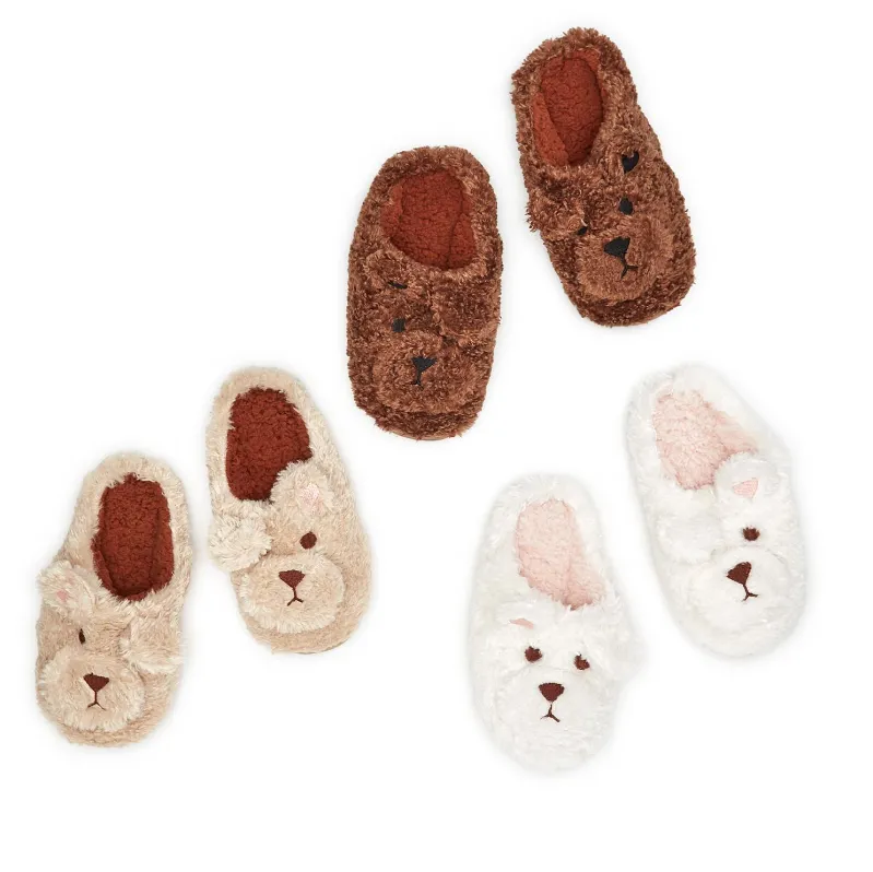 Teddy Plush Sherpa Slippers