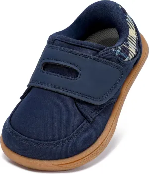 Toddler Barefoot Shoes Wide Toe Box Shoe Boys Girls Kids Walking Sneakers Non-Slip Lightweight Comfortable First Walking Tennis Outdoor Activities