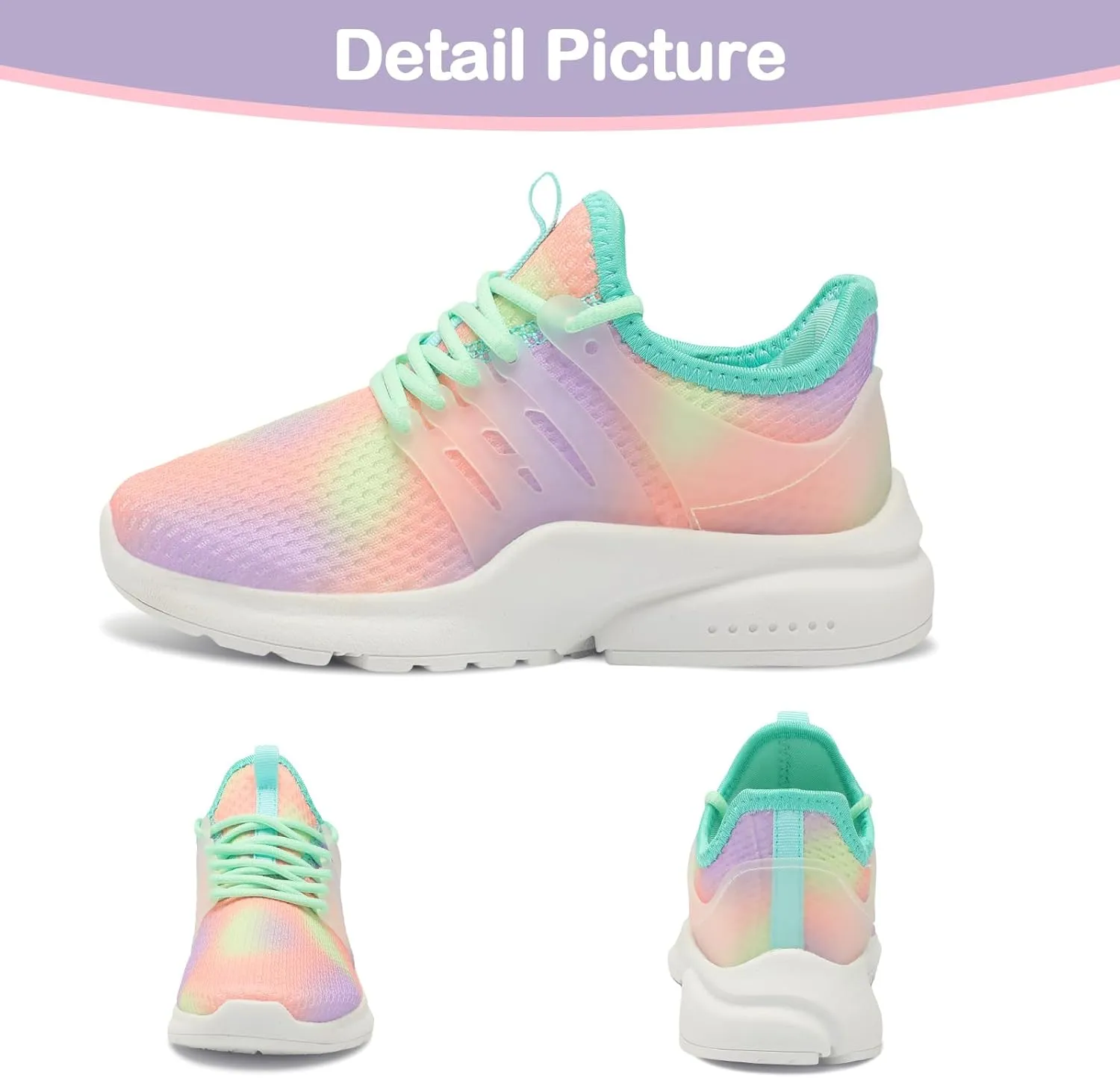 Troadlop Kids Sneaker Lightweight Breathable Running Tennis Boys Girls Shoes