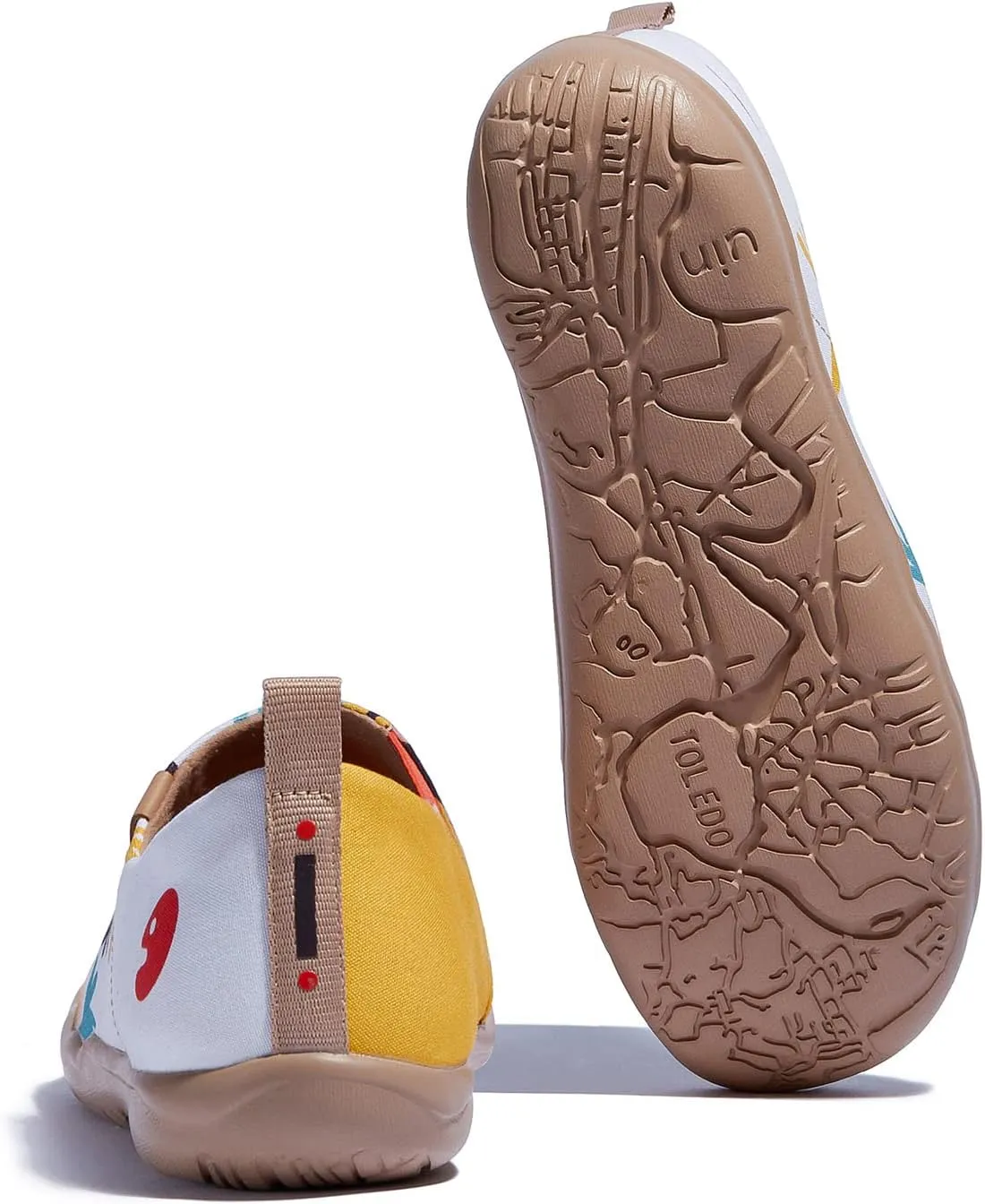 UIN Women's Walking Travel Shoes Slip On Microfiber Casual Loafers Lightweight Comfort Fashion Sneaker Toledo