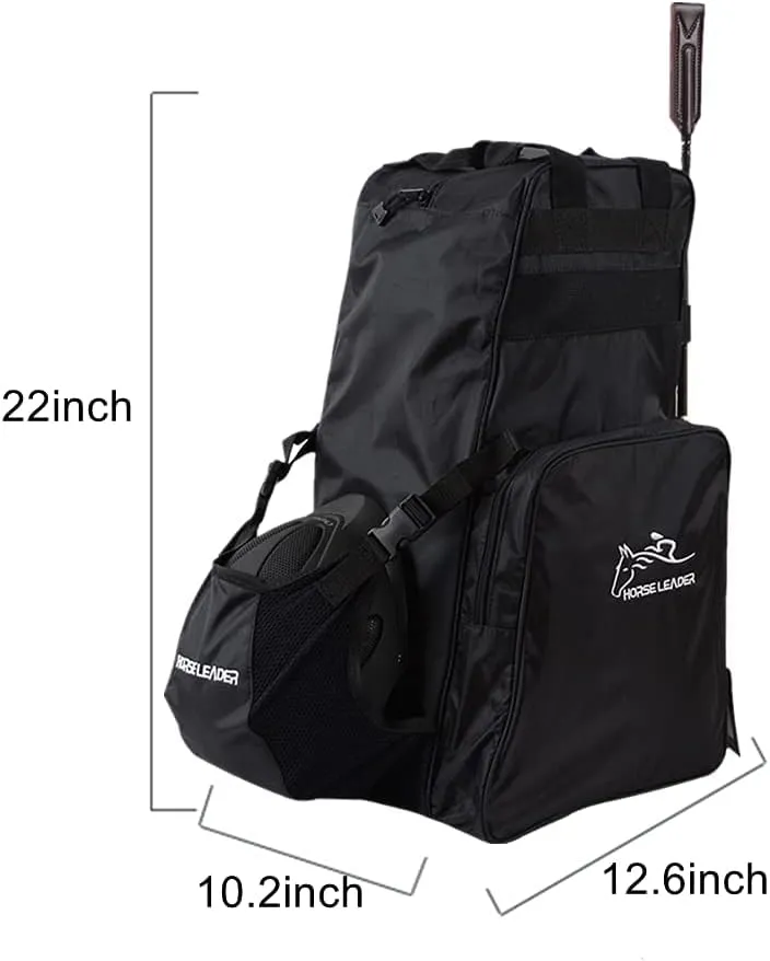 UNISTRENGH Professional Equestrian Bag Large Horse Riding Boots Bag Tall Boots Bag English Boot Carry All Bags
