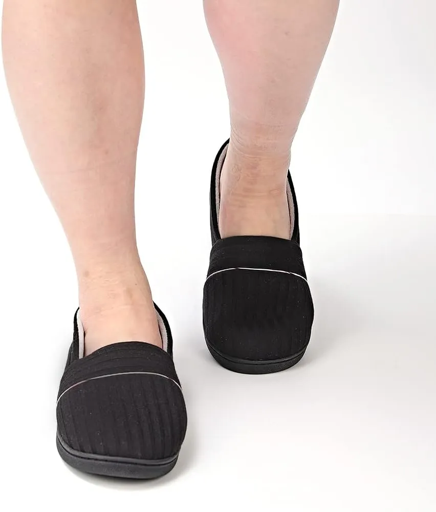 Urbancolor Women Washable Closed Back Indoor Slippers Anti-Slip House Slipper Breathable Home Shoes