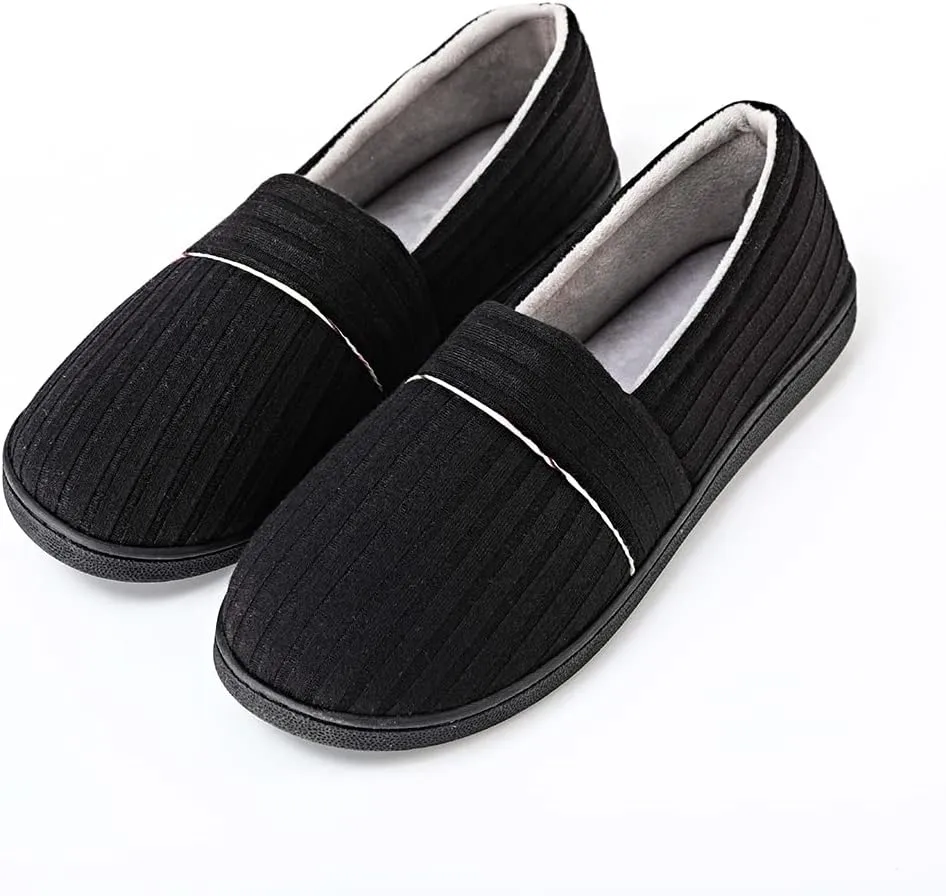 Urbancolor Women Washable Closed Back Indoor Slippers Anti-Slip House Slipper Breathable Home Shoes