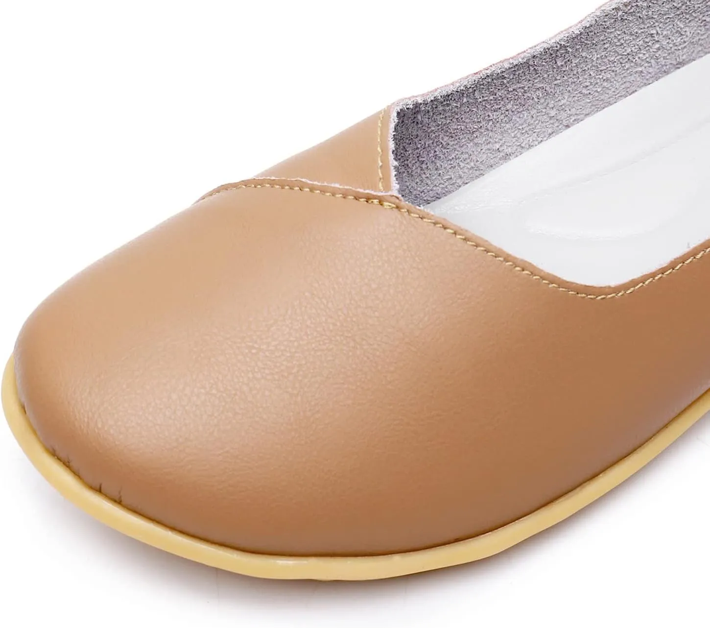 VenusCelia Women's Bare Walking Flat Loafer