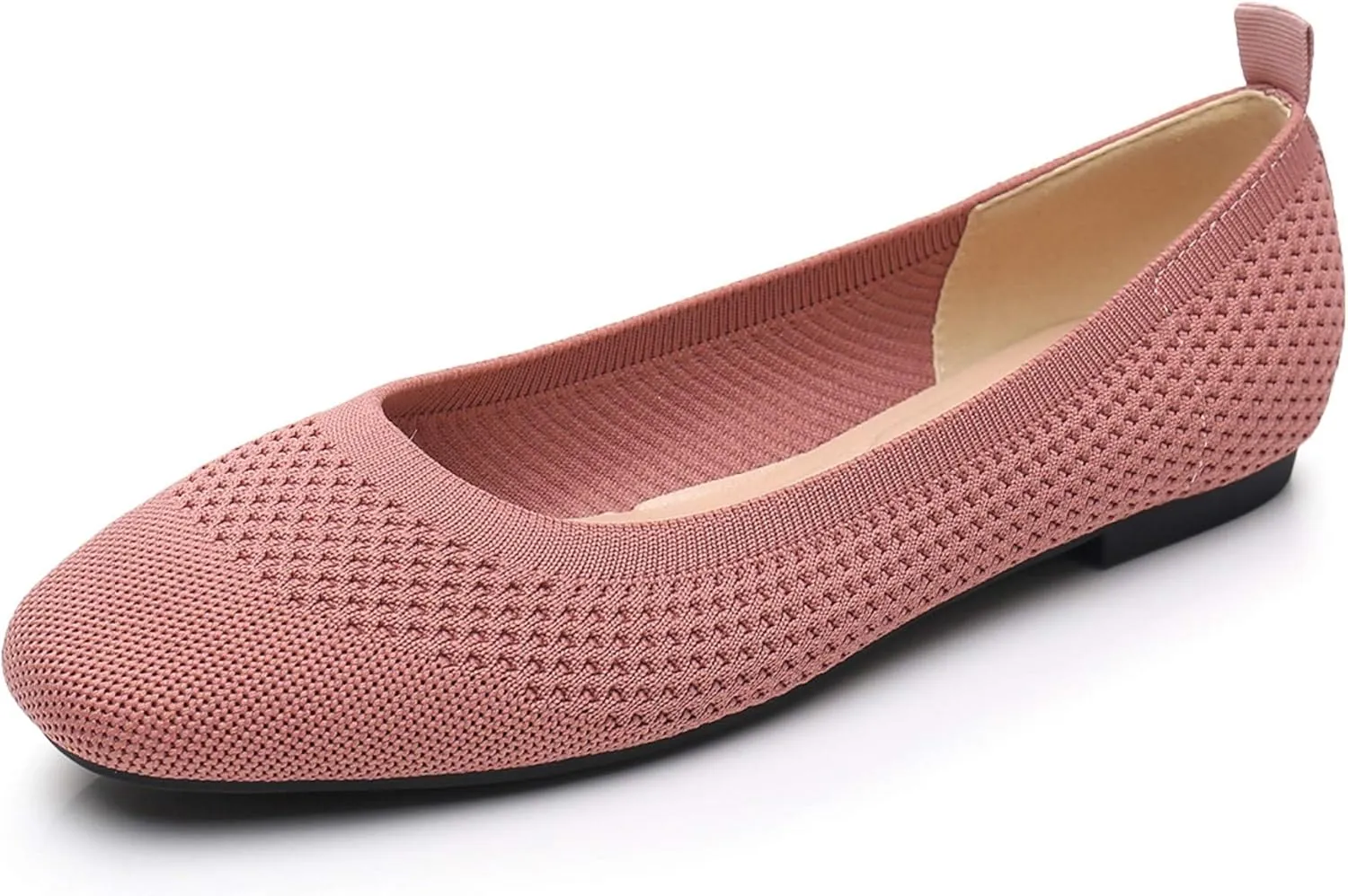 VenusCelia Women's Flexible Knit Flat Shoe