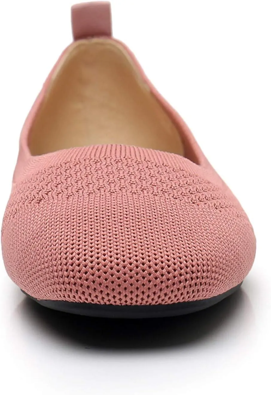 VenusCelia Women's Flexible Knit Flat Shoe