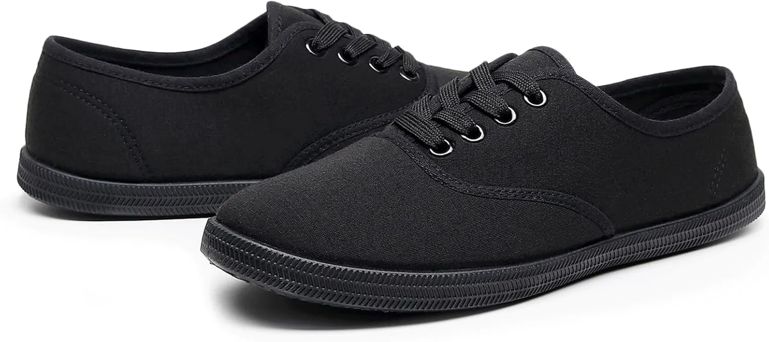 VenusCelia Women's Rainbow Lace Up Sneaker Shoes