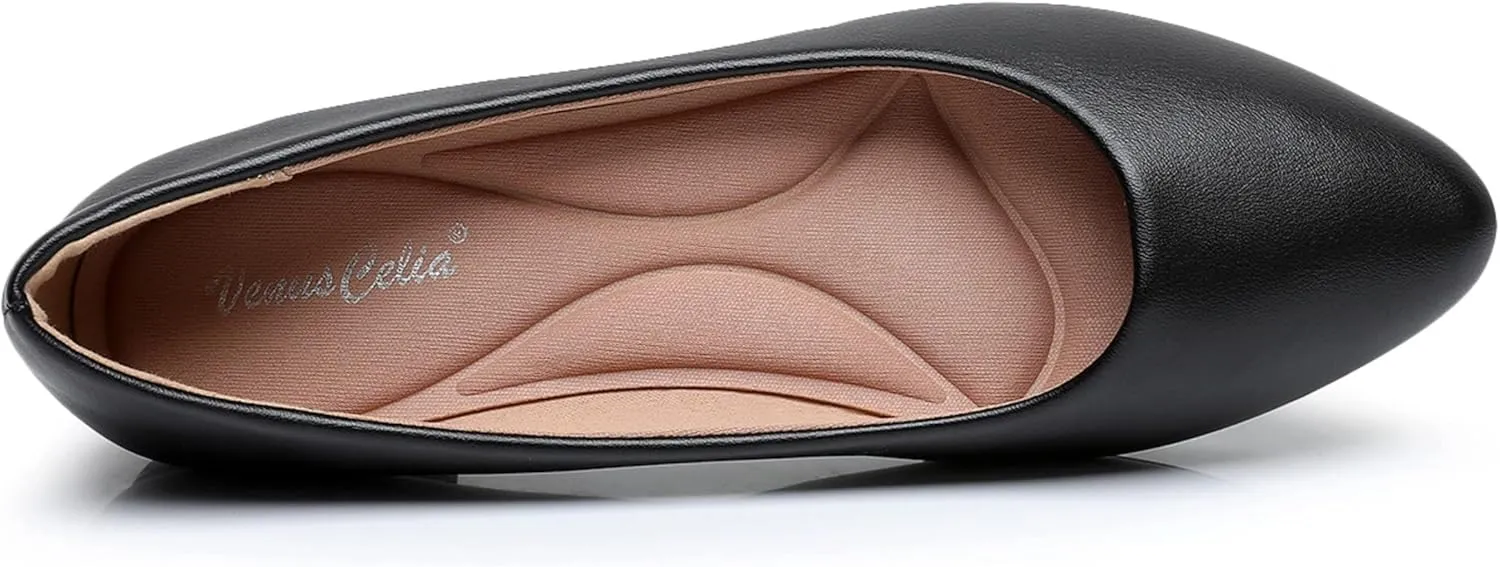 VenusCelia Women's Snug2 Flat Shoe