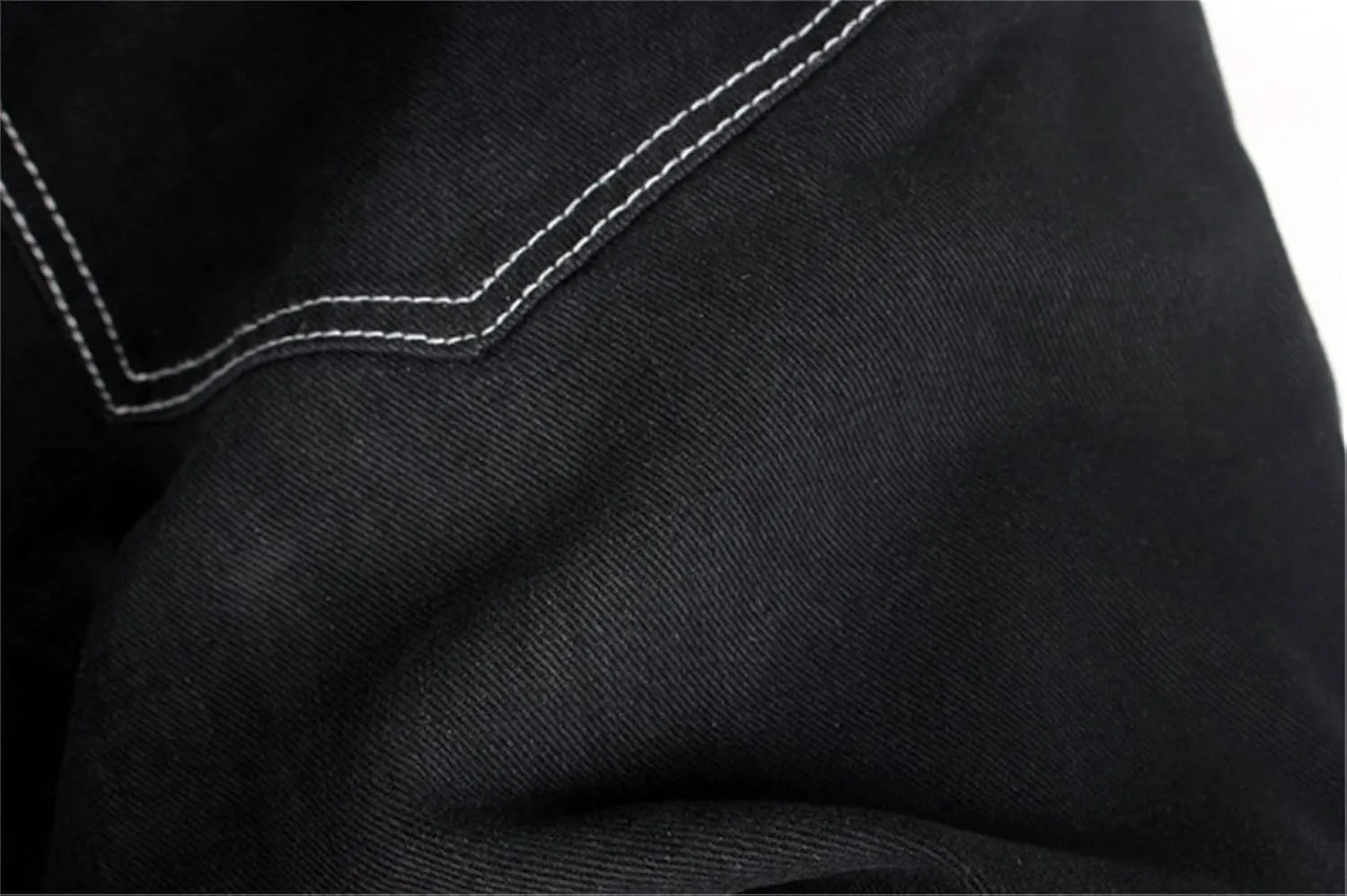 Veroders Men's Summer Shorts Baggy Hip Hop Black Jeans - Casual Straight Short Skateboard Pants Loose Jogging Jeans