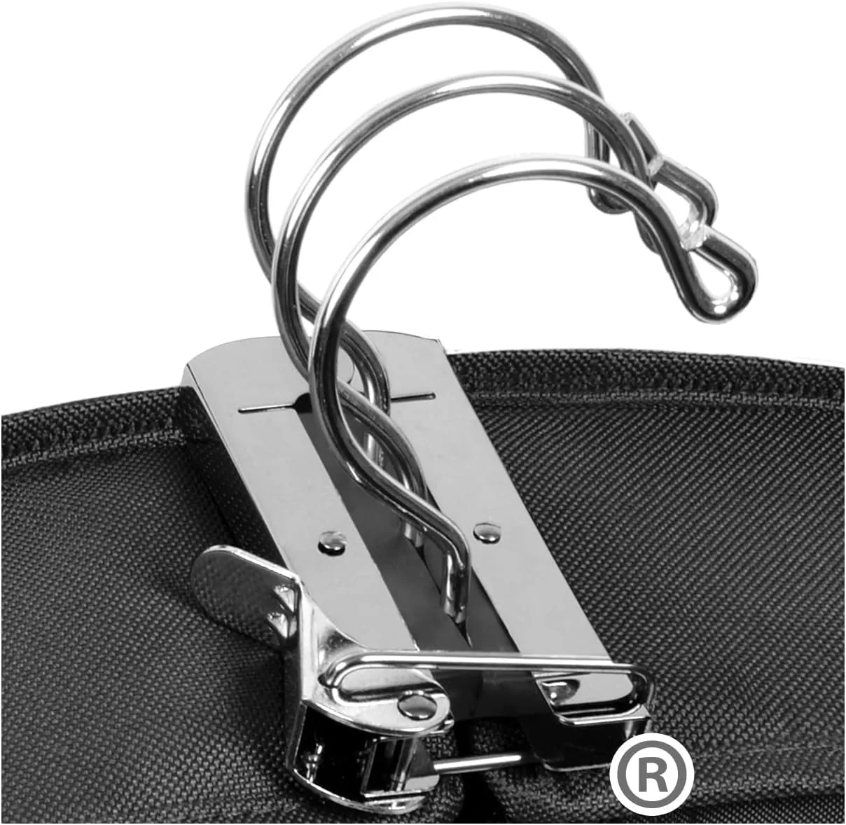WallyBags® Garment Bag Premium Tri-Fold Travel Exterior Pocket, Black-M1, 60-Inch